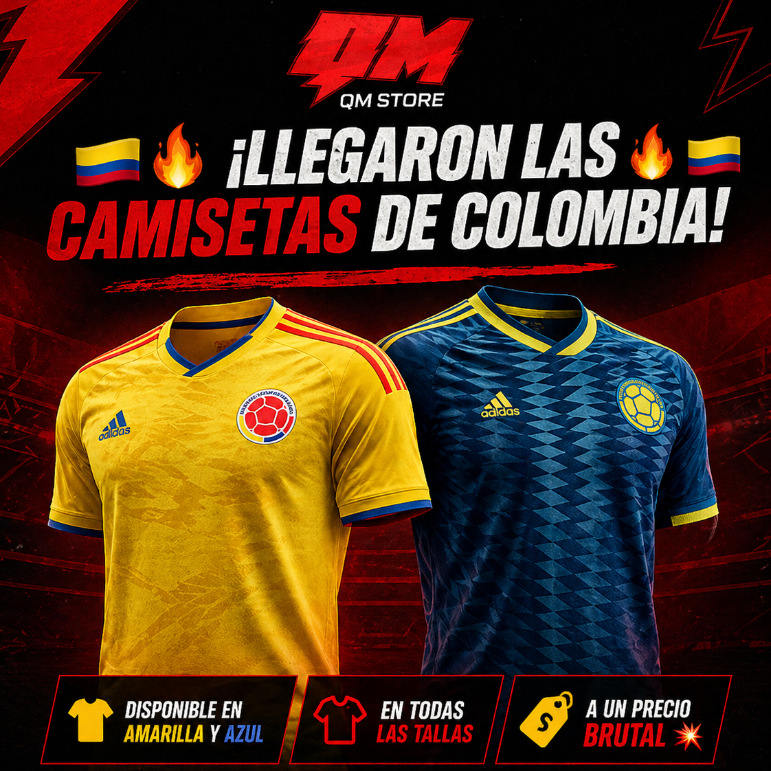 CAMISETAS COLOMBIA NUEVA COLECCION 2026